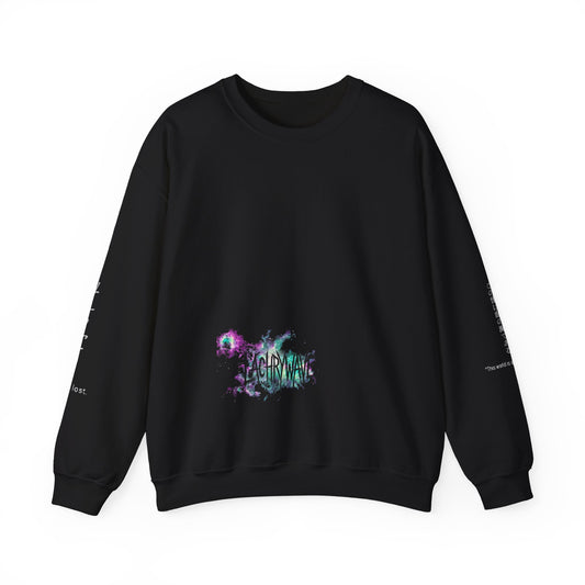 Zodiac Sad Lachrywave Dark Aesthetic Crewneck Sweatshirt Printify