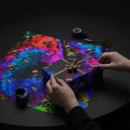 Close-up wrapping process