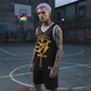Urban streetwear with 'Break Me.' gothic jersey