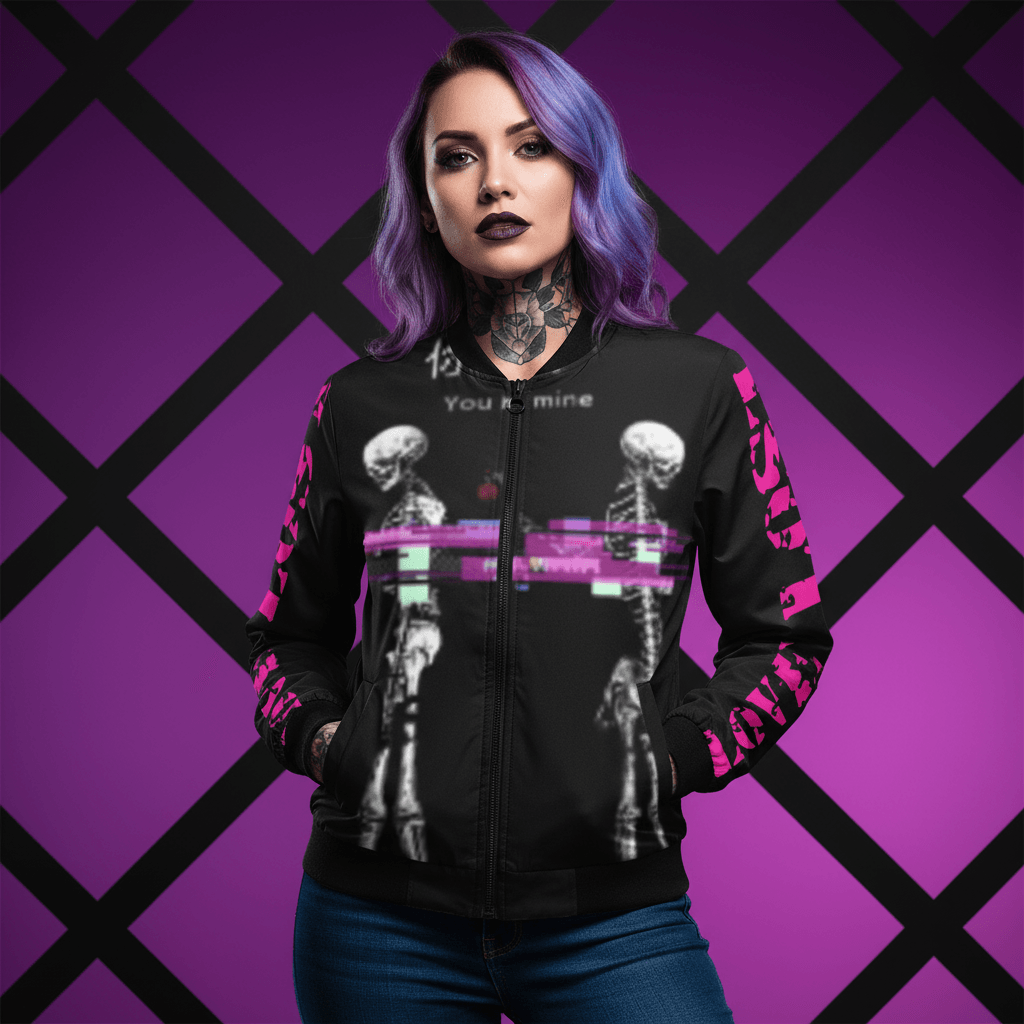 Love is Lost Women's Bomber Jacket - Premium All-Over Print Design XS-S-M-L-XL-2XL-