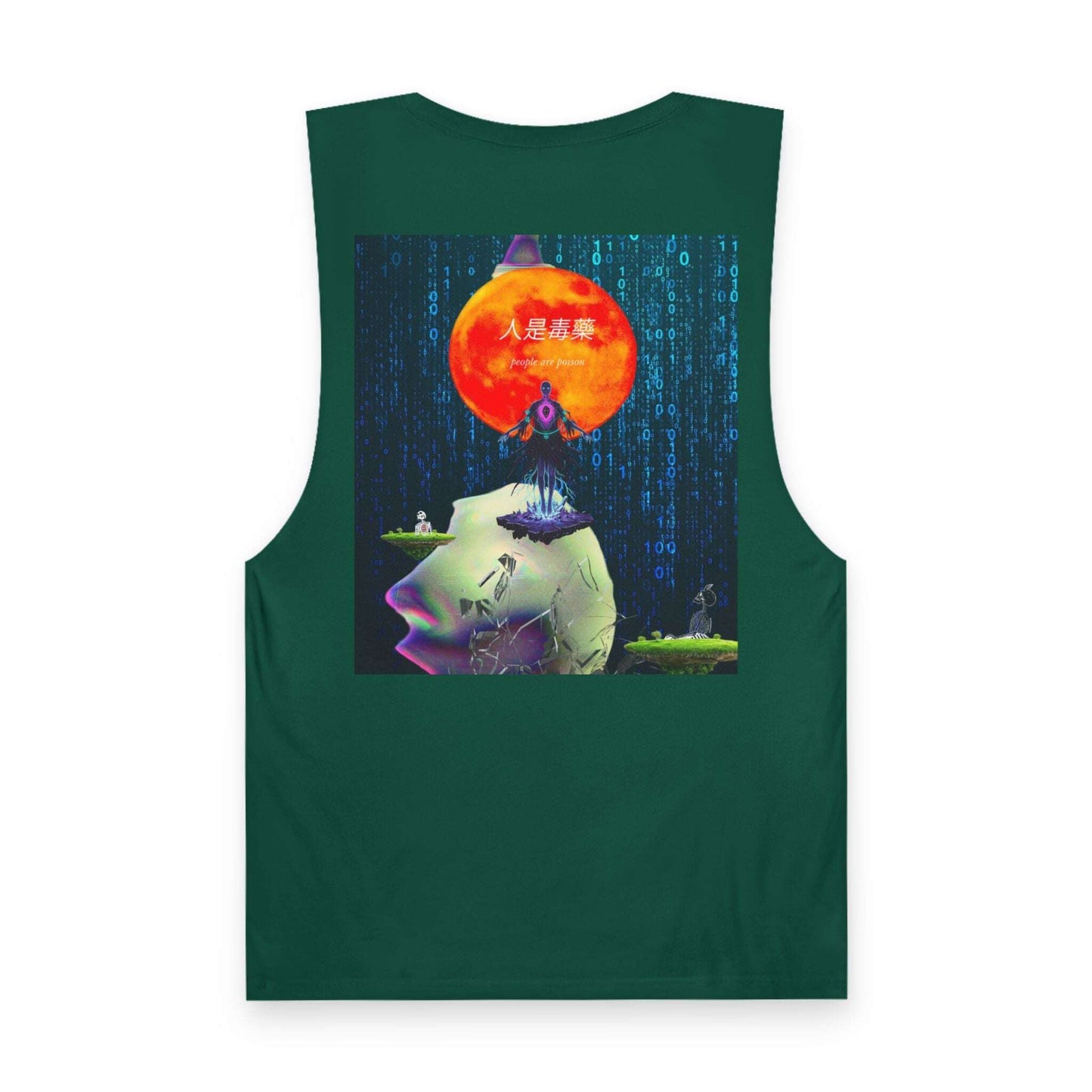 Mens Lachrywave Abduction Tank Black / XS-White / XS-Ecru / XS-Black / S-Black / M-White / M-Ecru / M-Black / L-White / L-Ecru / L-Black / XL-White / XL-Ecru / XL-Black / 2XL-Ecru / 2XL-Black / 3XL-