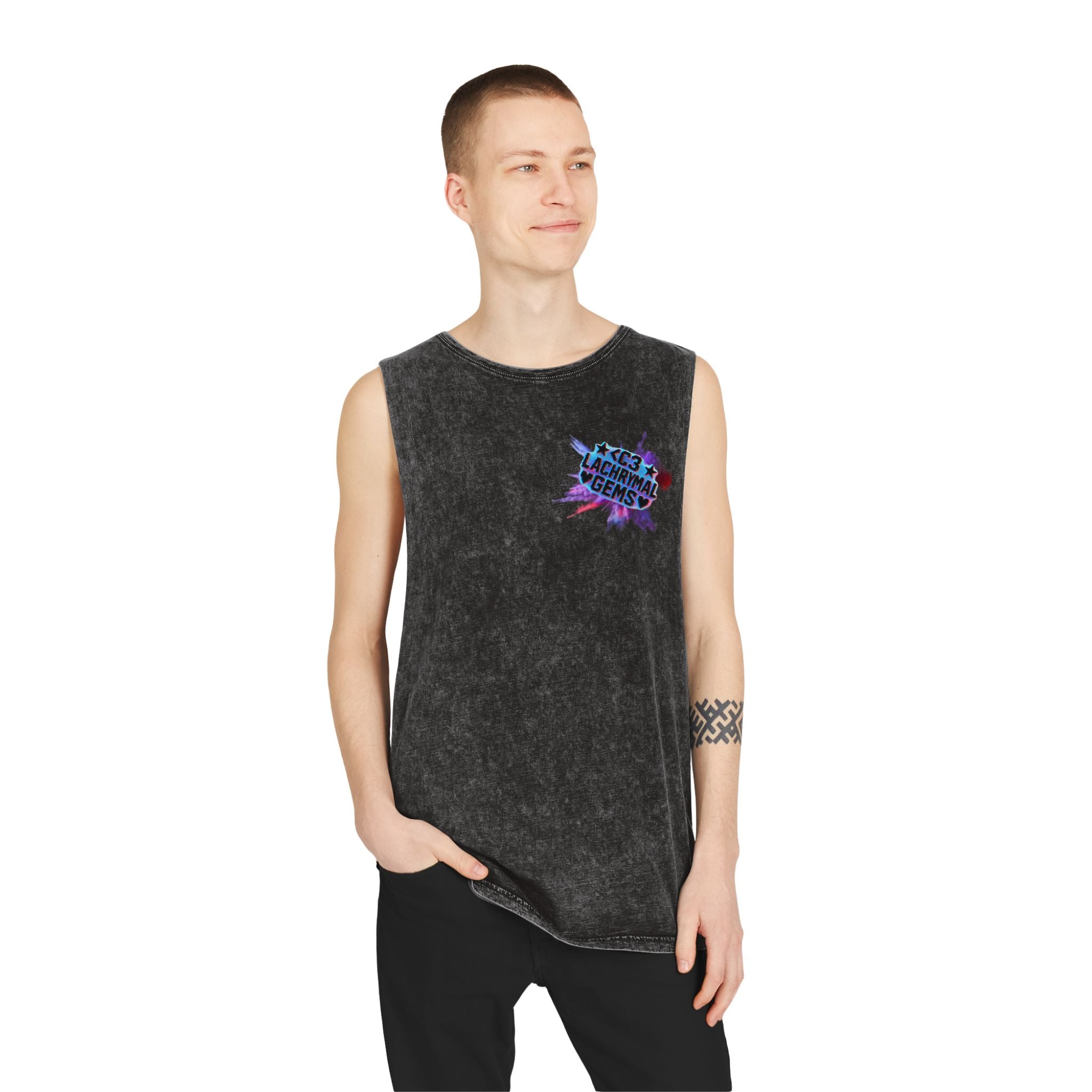 Men's Dark Aesthetic Anti-Social Tank Top