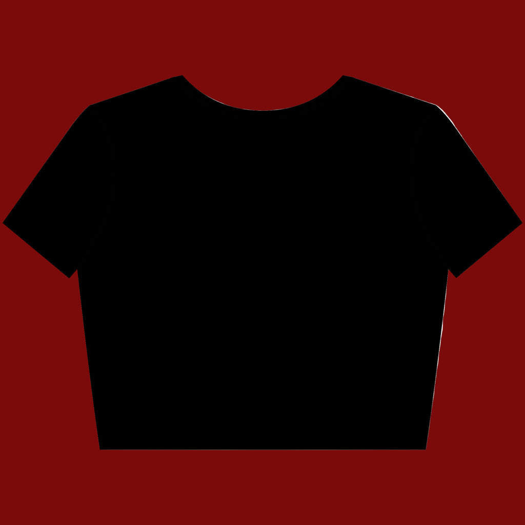 Retro love lost slipping skeletons hands sexy crop top alternative dark aesthetic design.