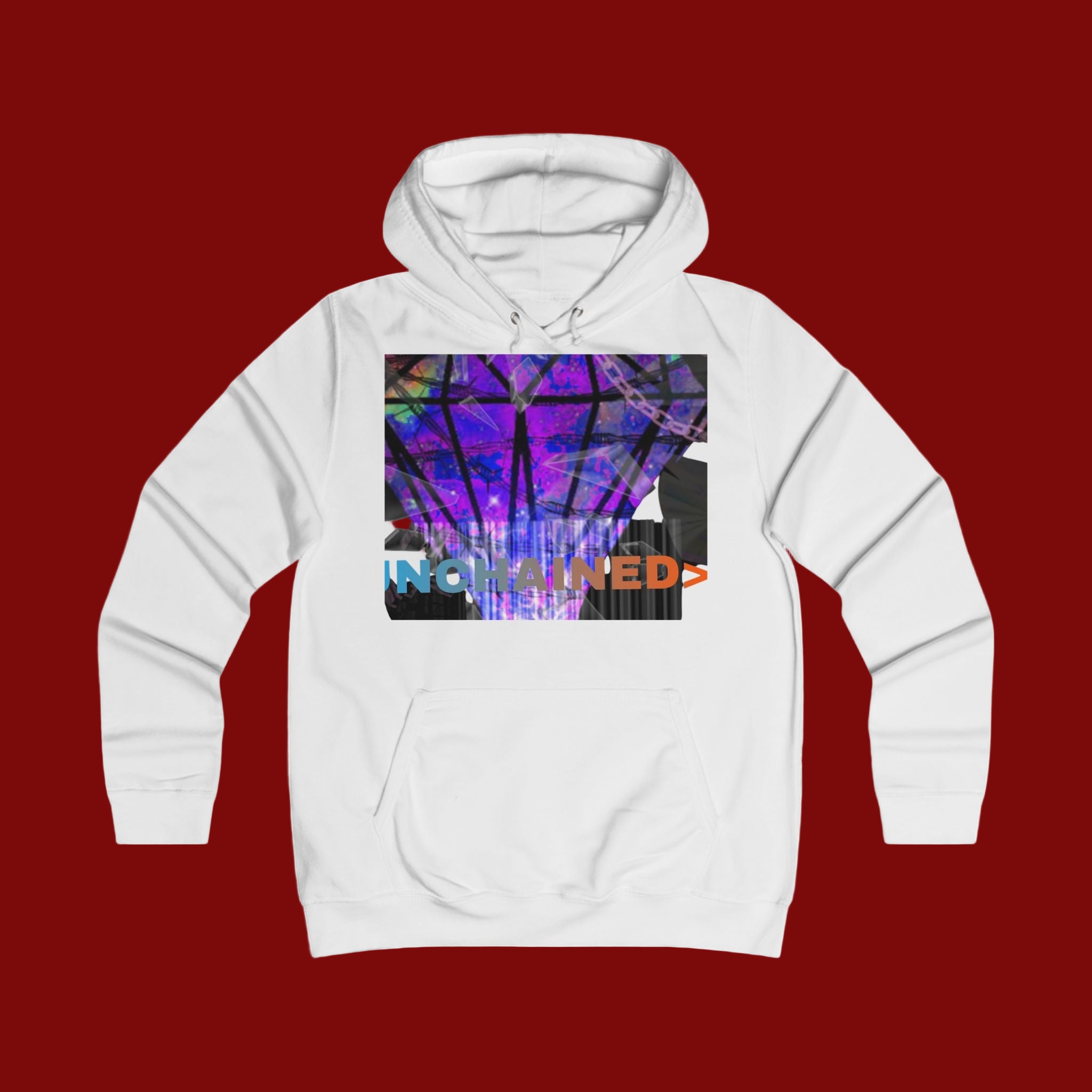 Love Lost Skeleton Hoodie - Dark Aesthetic Glitch Rose Design