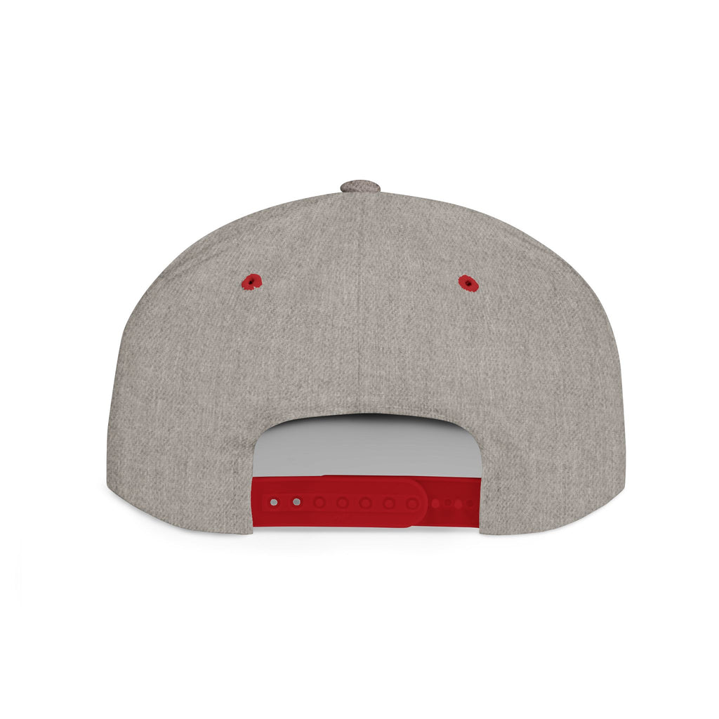 Memento Mori Snapback Hat - Dark Vaporwave Flat Bill Cap