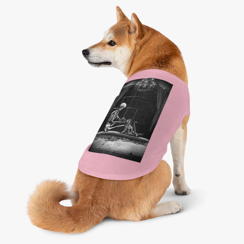 Tank Top - Love Lost Skeletons with Cat Skeleton Featured