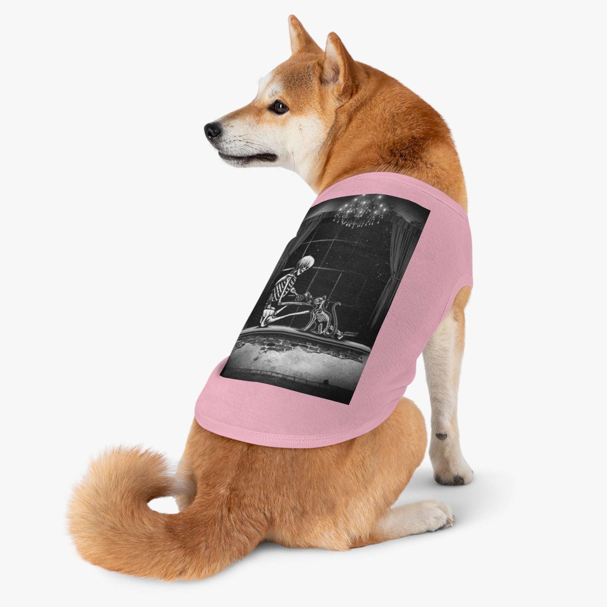 Tank Top - Love Lost Skeletons with Cat Skeleton Featured