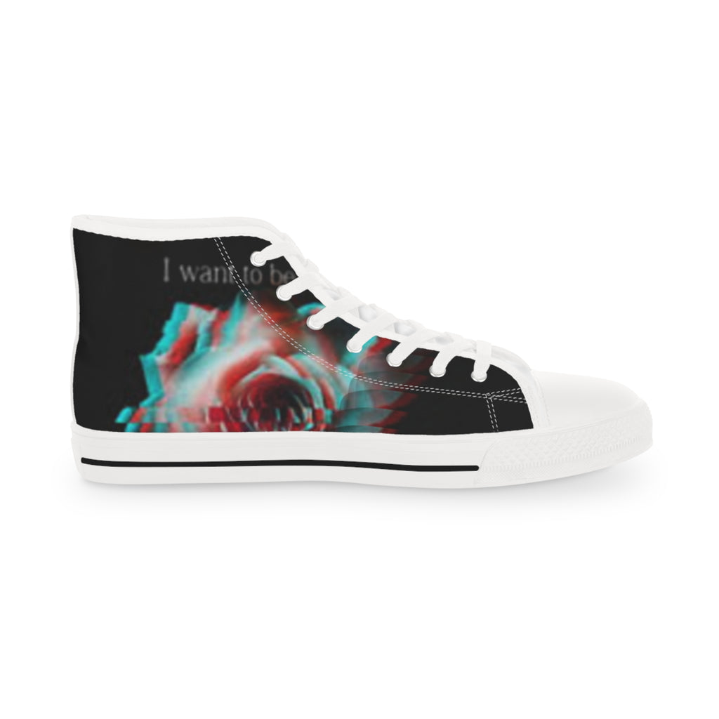 Mens Canvas All Over Design Print with Dark Aesthetics