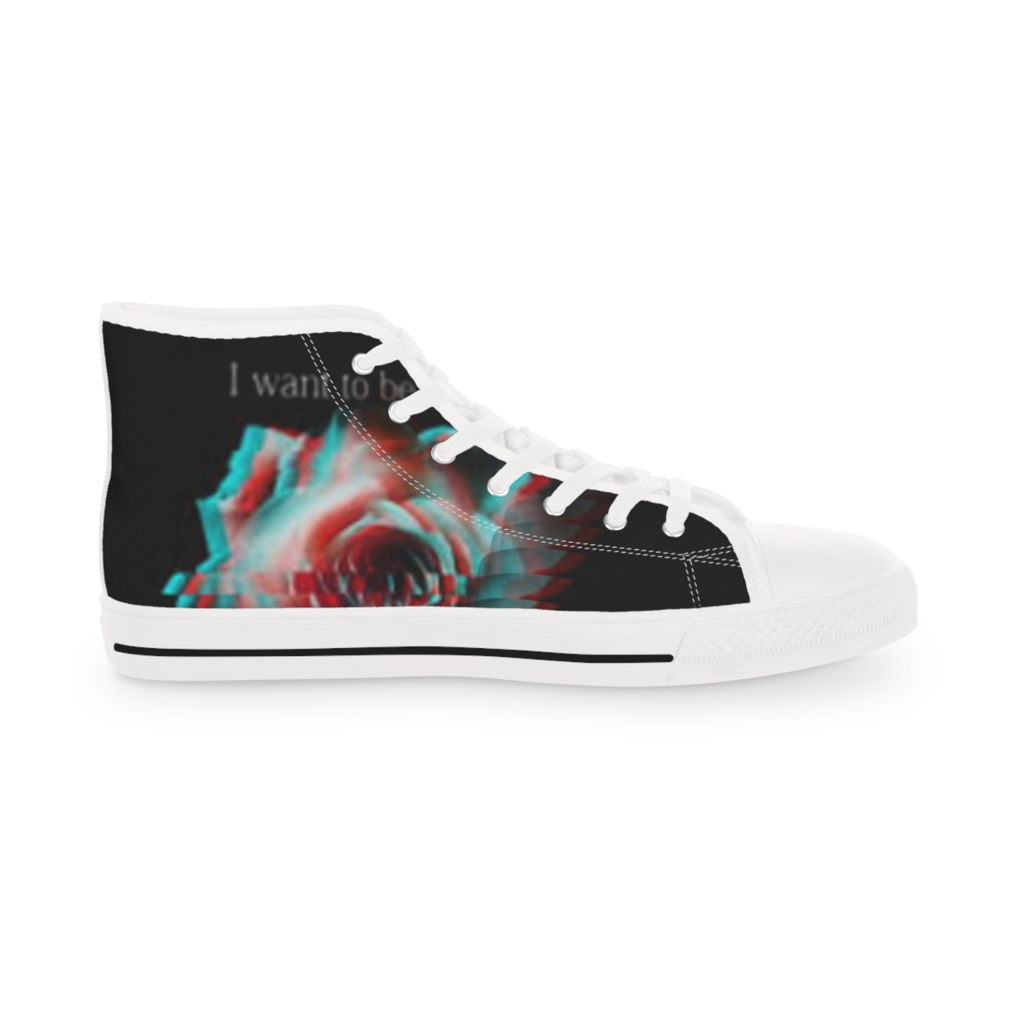 Mens Canvas All Over Design Print with Dark Aesthetics