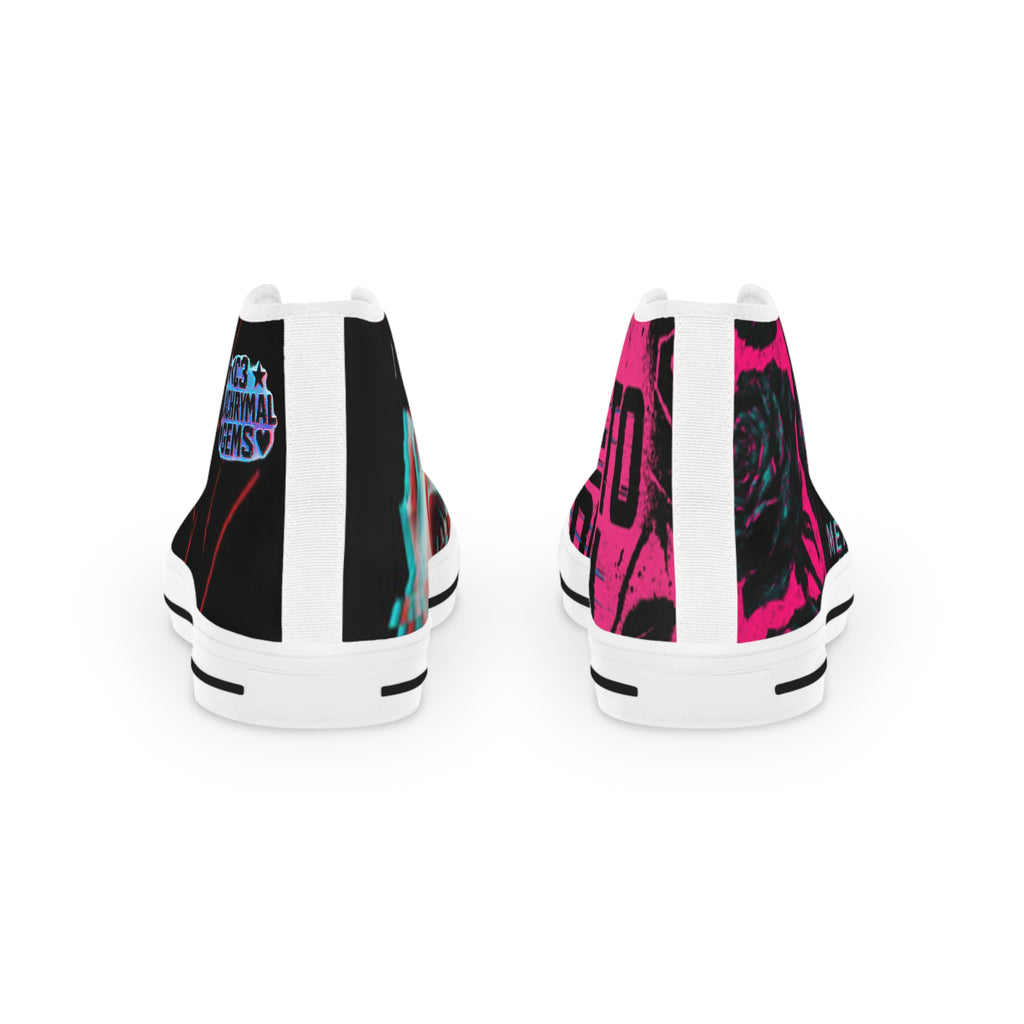 Mens Canvas All Over Design Print with Dark Aesthetics