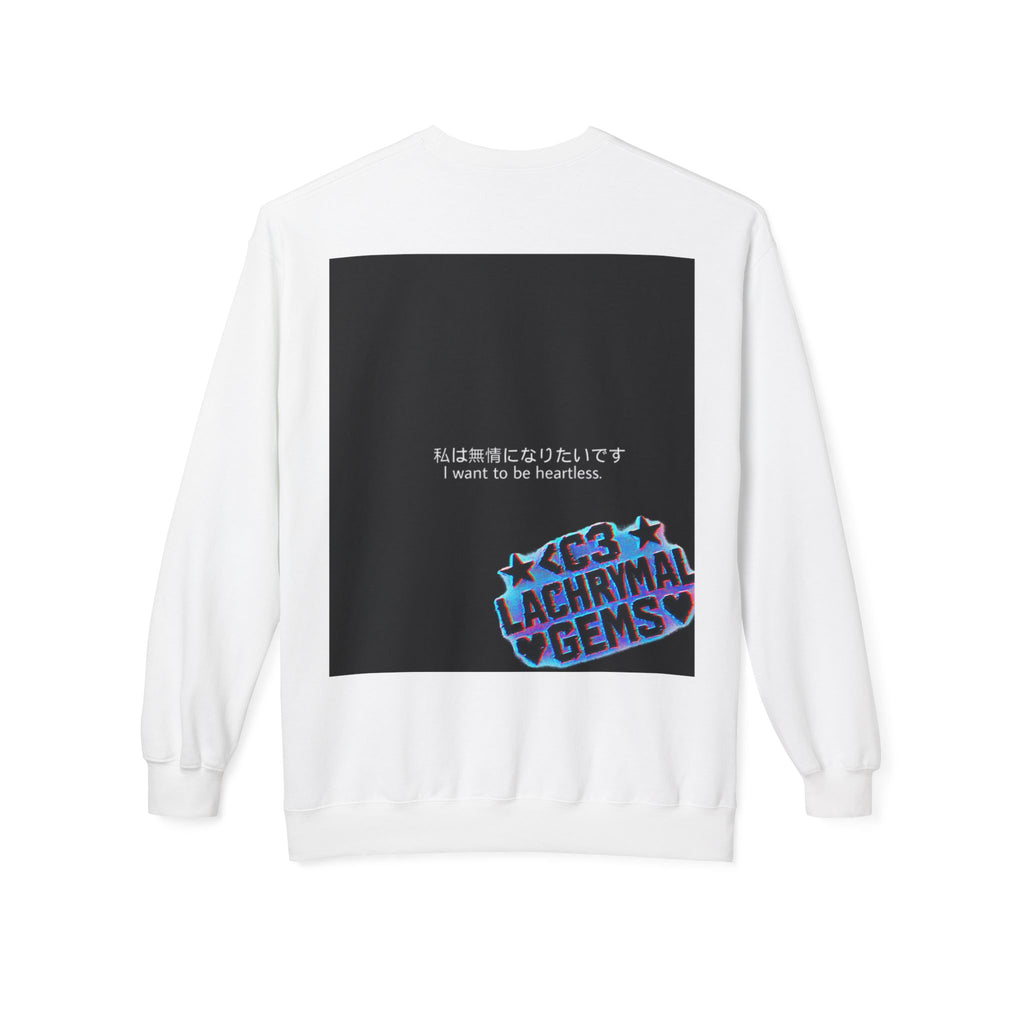 Skeleton Love Lost Glitch Mens Crewneck Sweatshirt(Rare/Limit3d)