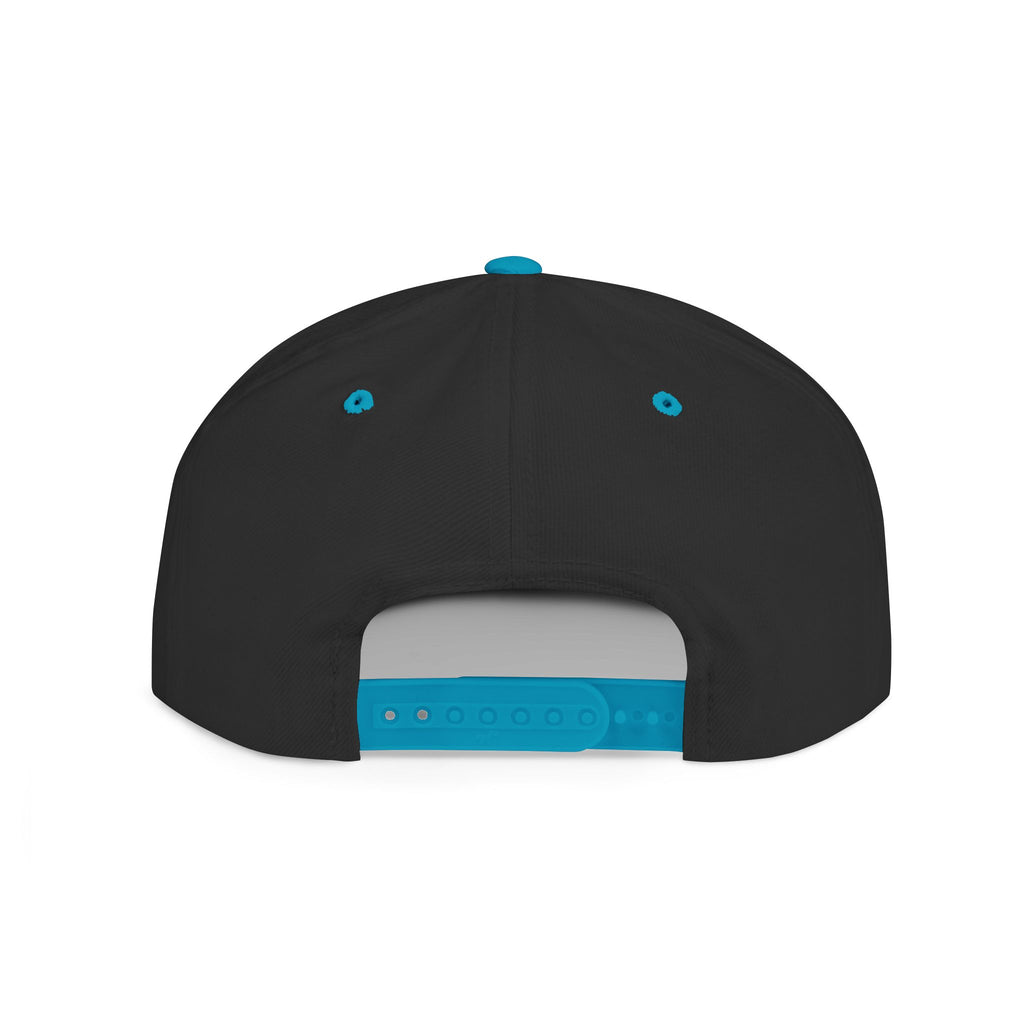 Memento Mori Snapback Hat - Dark Vaporwave Flat Bill Cap