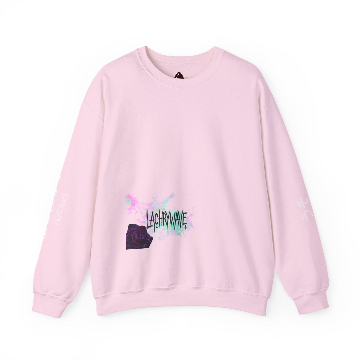 Aries Sadcore Crewneck Sweatshirt — Neon Japanese Sad Aesthetic Printify