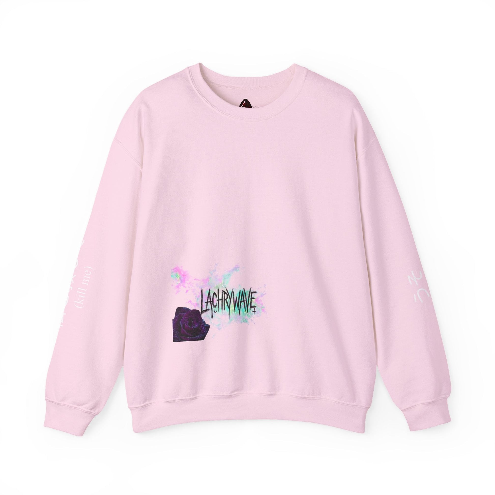 Aries Sadcore Crewneck Sweatshirt — Neon Japanese Sad Aesthetic Printify