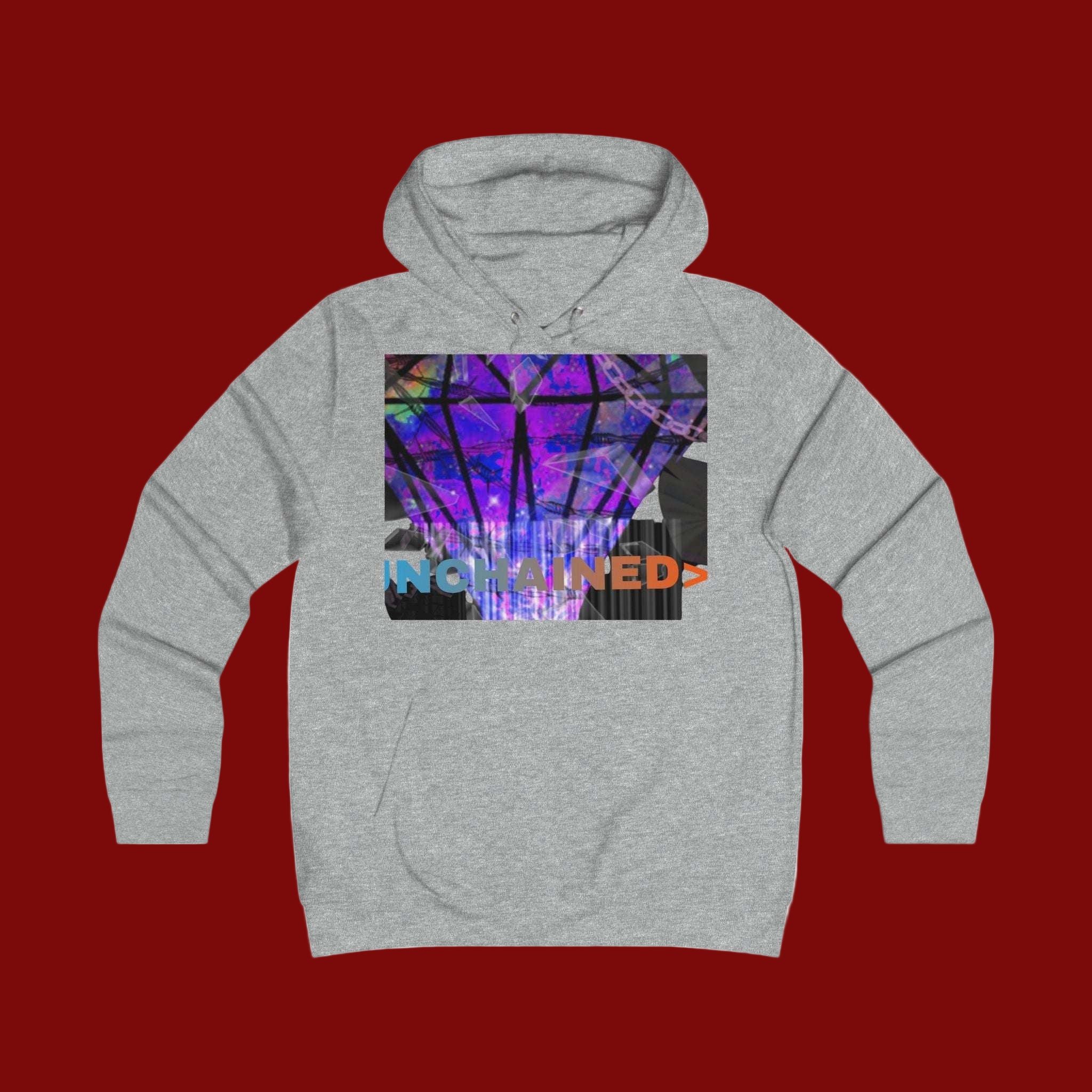 Cozy Glitch Beyond Death Rose Fall Hoodie