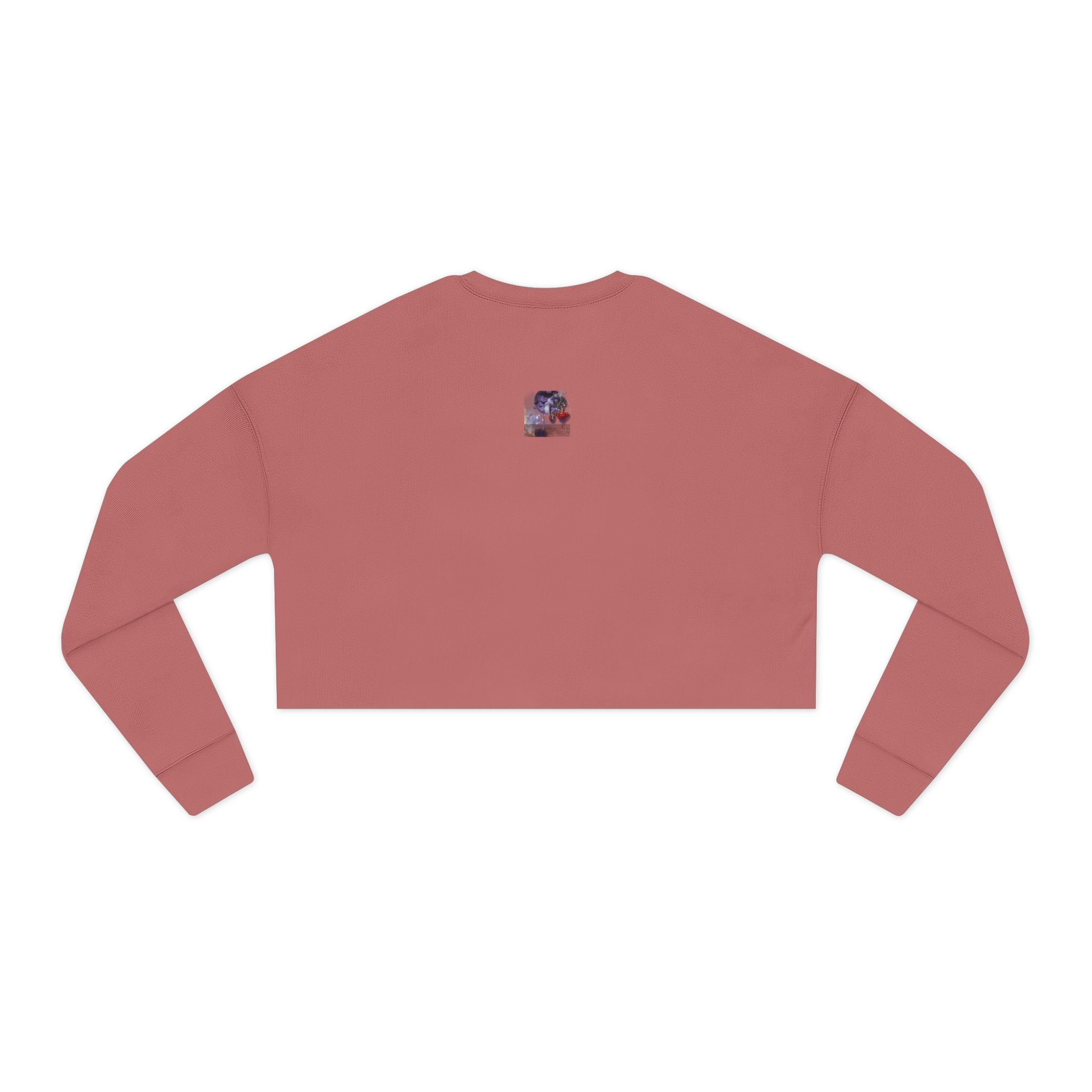 Skeleton Lovers Cropped Sweatshirt - Dark Alternative Fashion