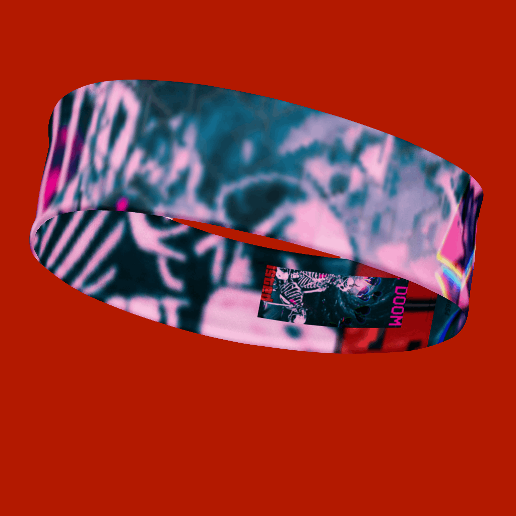 Headband, alternative fashion band , darkglitch aesthetics 