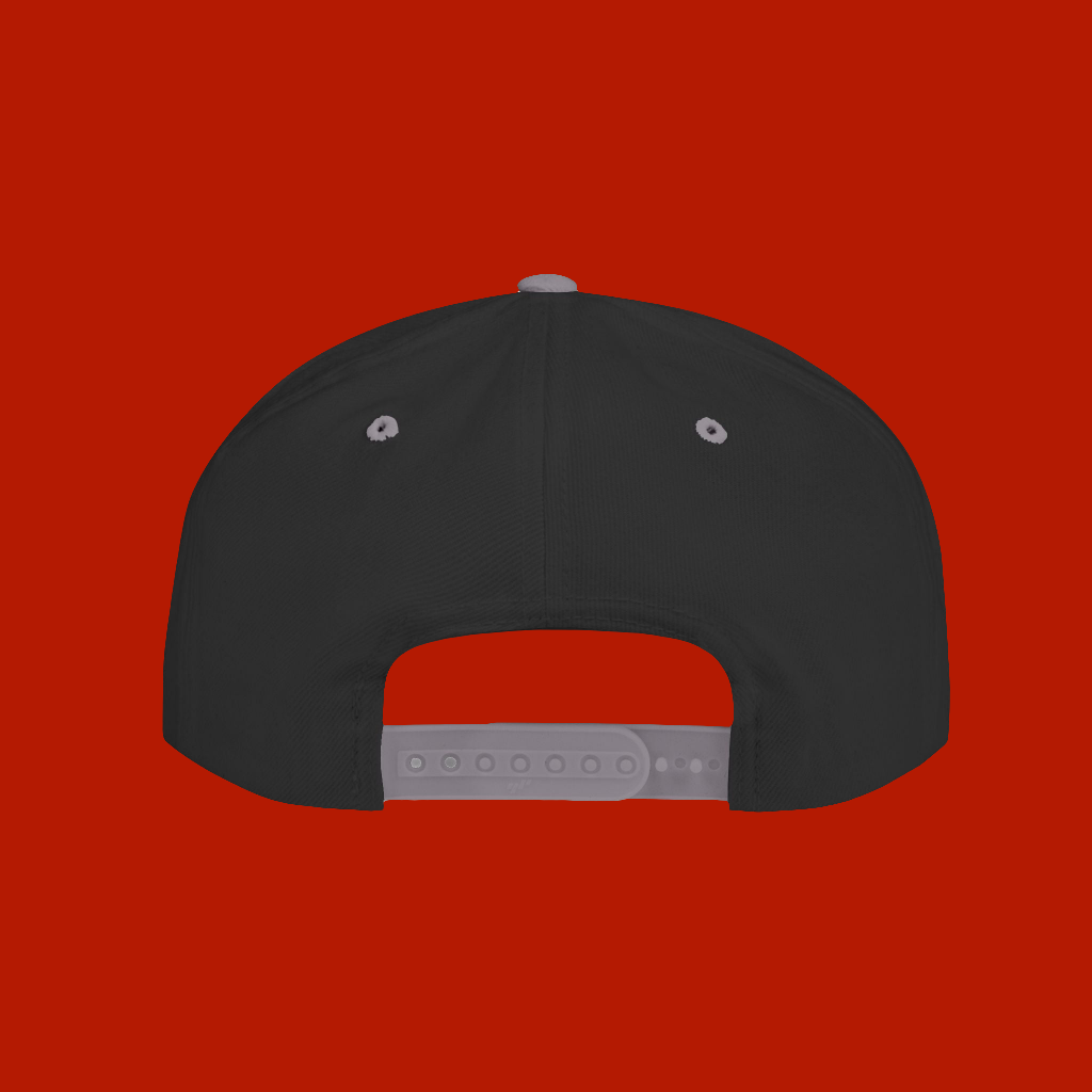 Memento Mori Snapback Hat - Dark Vaporwave Flat Bill Cap