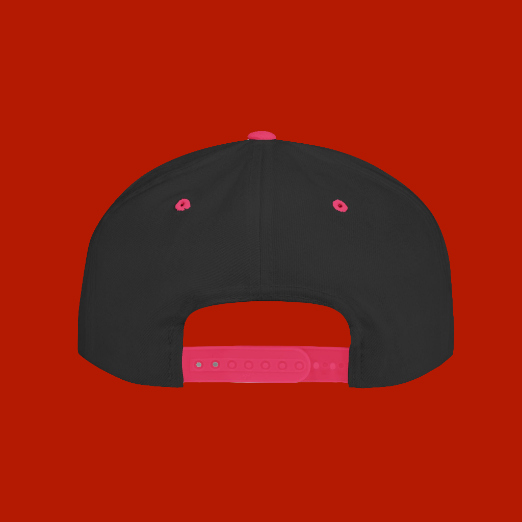 Memento Mori Snapback Hat - Dark Vaporwave Flat Bill Cap