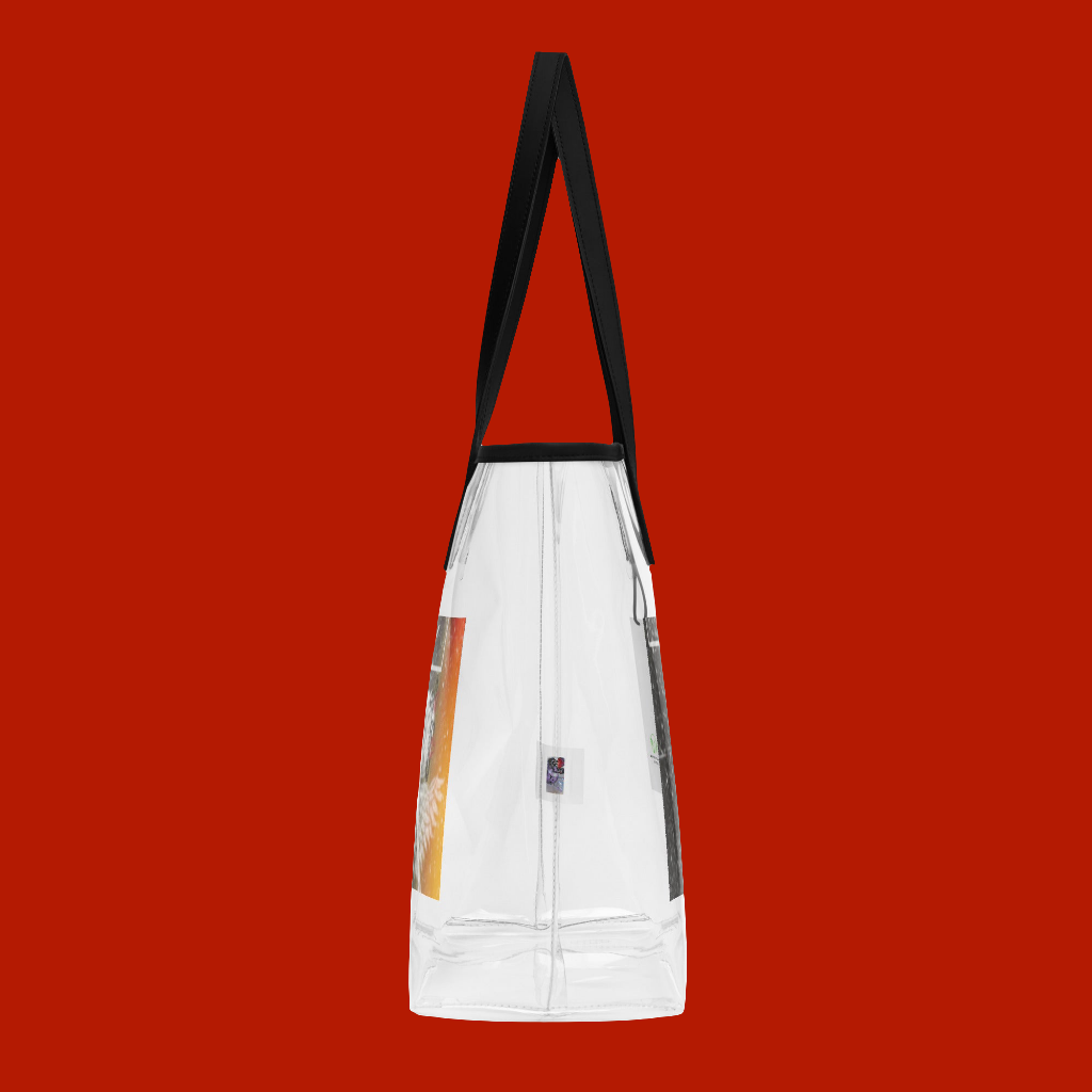 Chic Clear Tote Bag - Stadium-Compliant, Durable