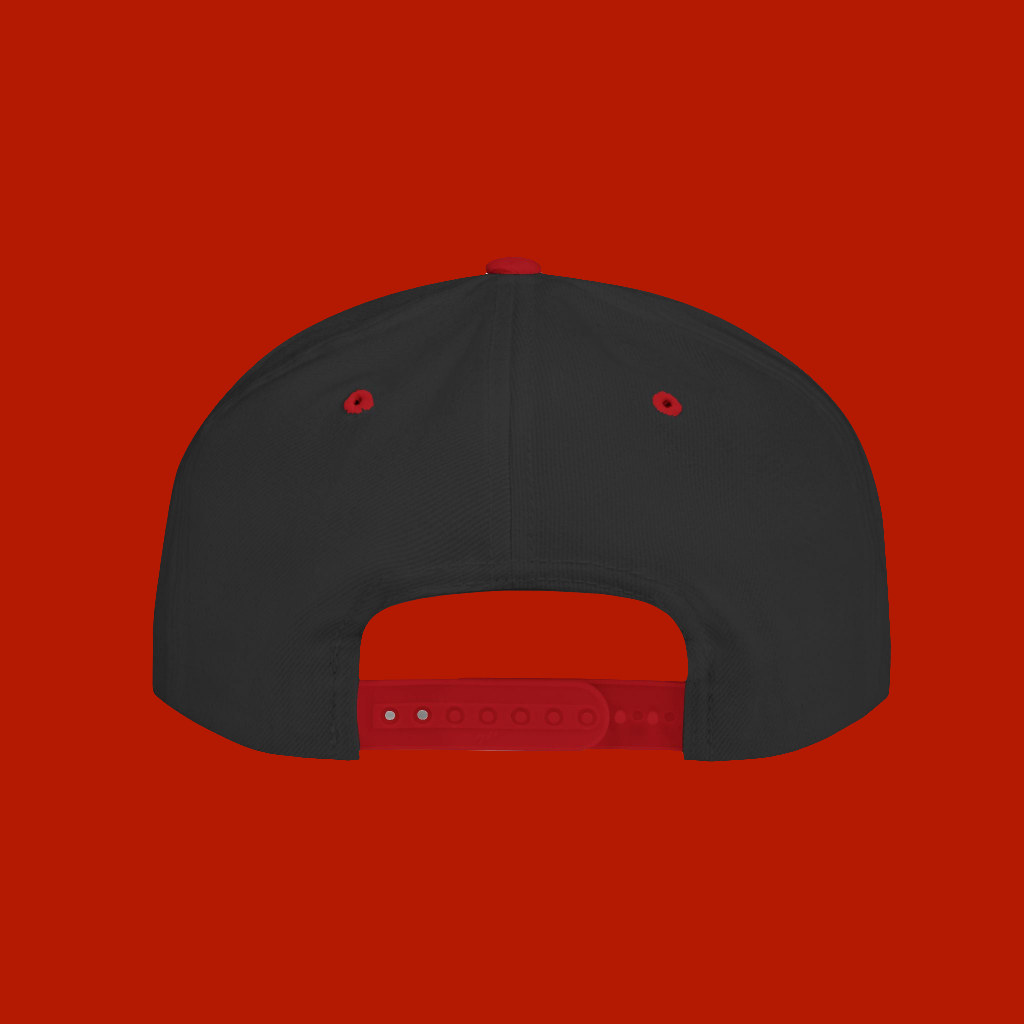 Memento Mori Snapback Hat - Dark Vaporwave Flat Bill Cap