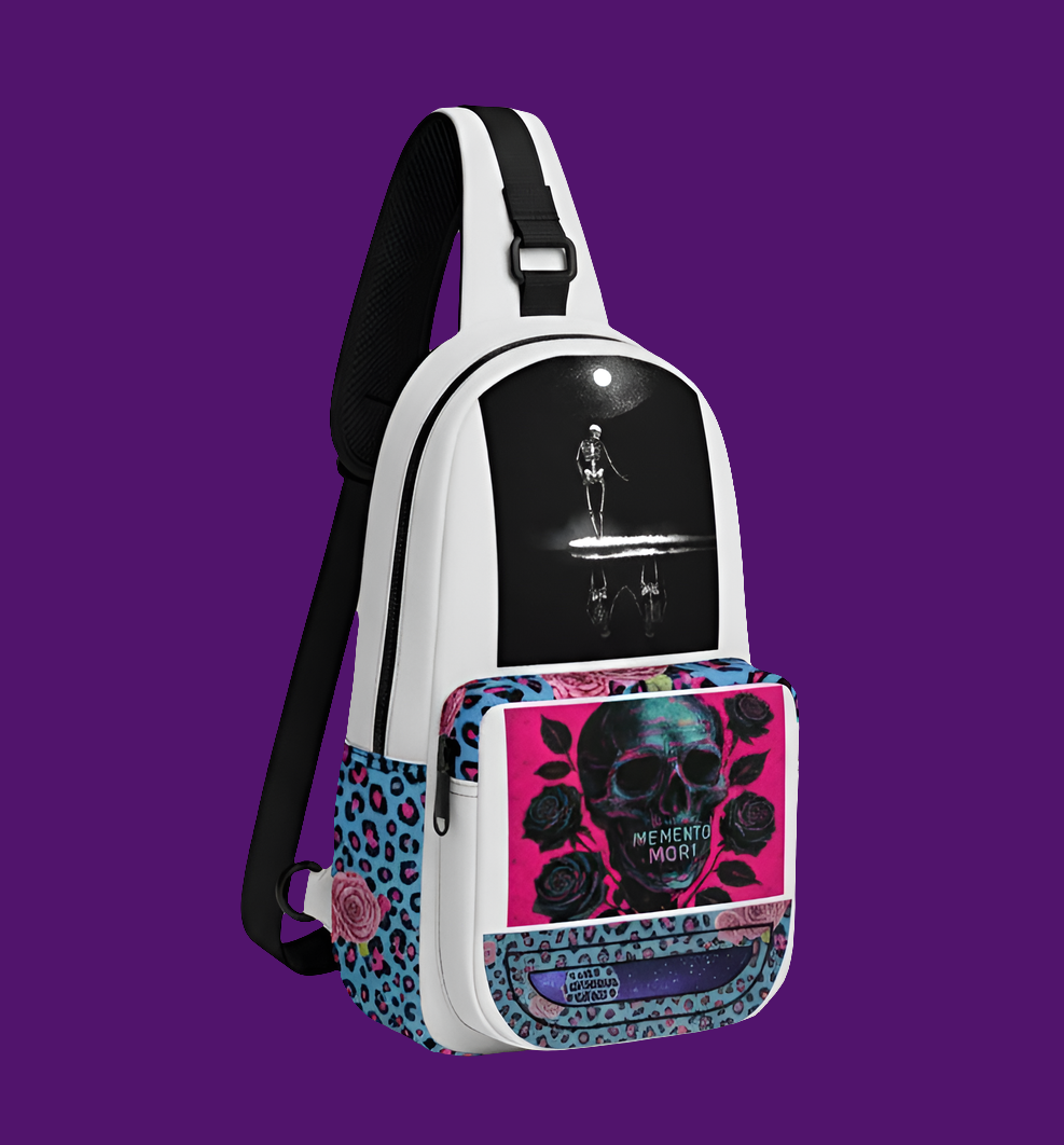 Limited vibes must buy designer sling bag.dark aesthetics alternative fashion lover anytime any occasion bag