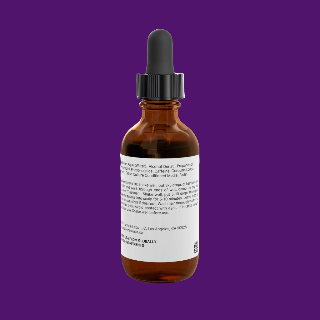 Back of skin care bottle showing directions for use of product. Popular trending skin care tik tok product.