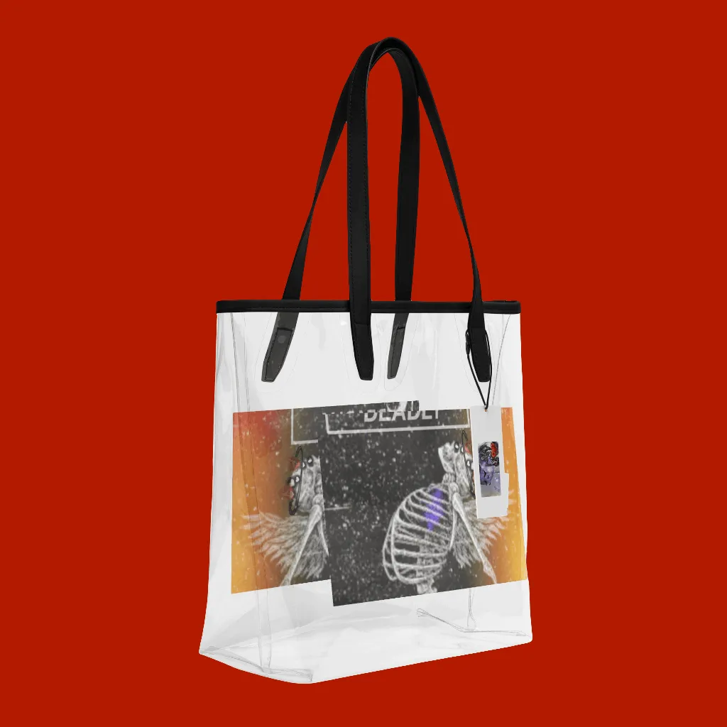 Clear Love Lost Skeleton Vaporwave Tote Default Title-