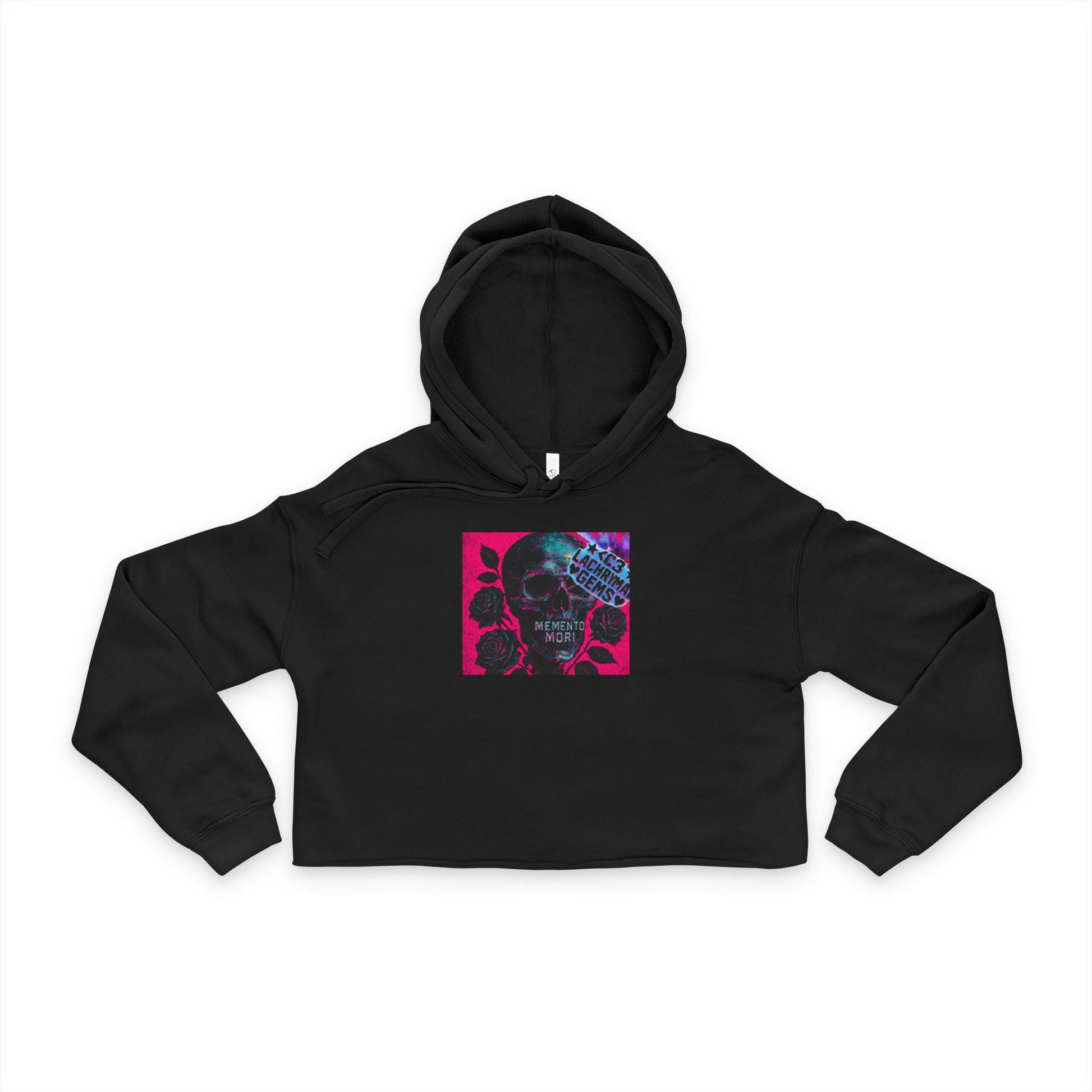 Dark Aesthetic Neon Cropped Hoodie Black / S-Storm / S-Black / M-Storm / M-Black / L-Storm / L-Black / XL-Storm / XL-Black / 2XL-Storm / 2XL-