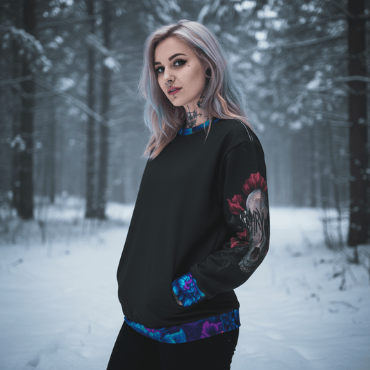 Dark Art Empathy Evolution Sweatshirt mockup