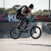 Male Model BMX Trick with Abduction Tank