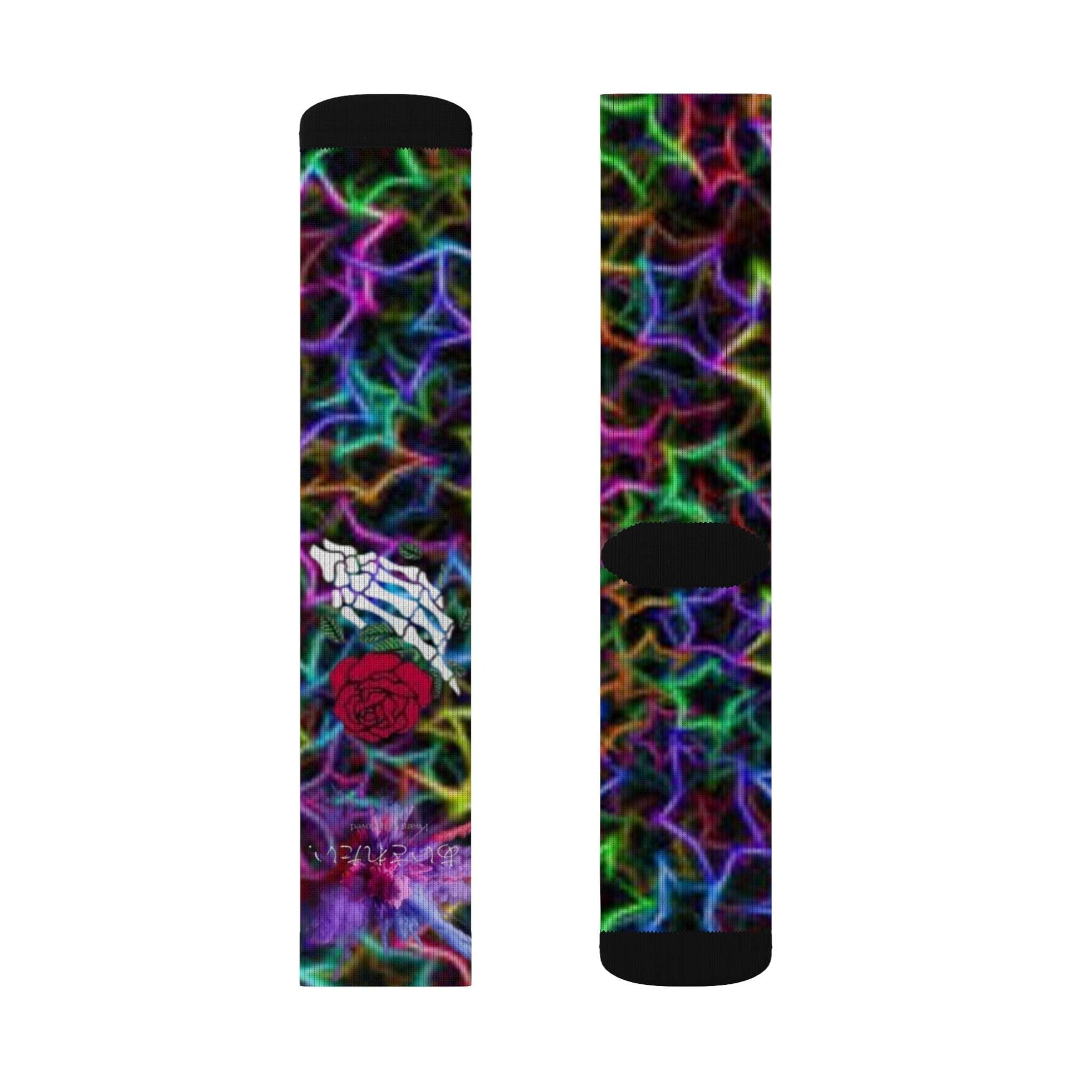 Emo Wave Sublimation Socks S-M-L-
