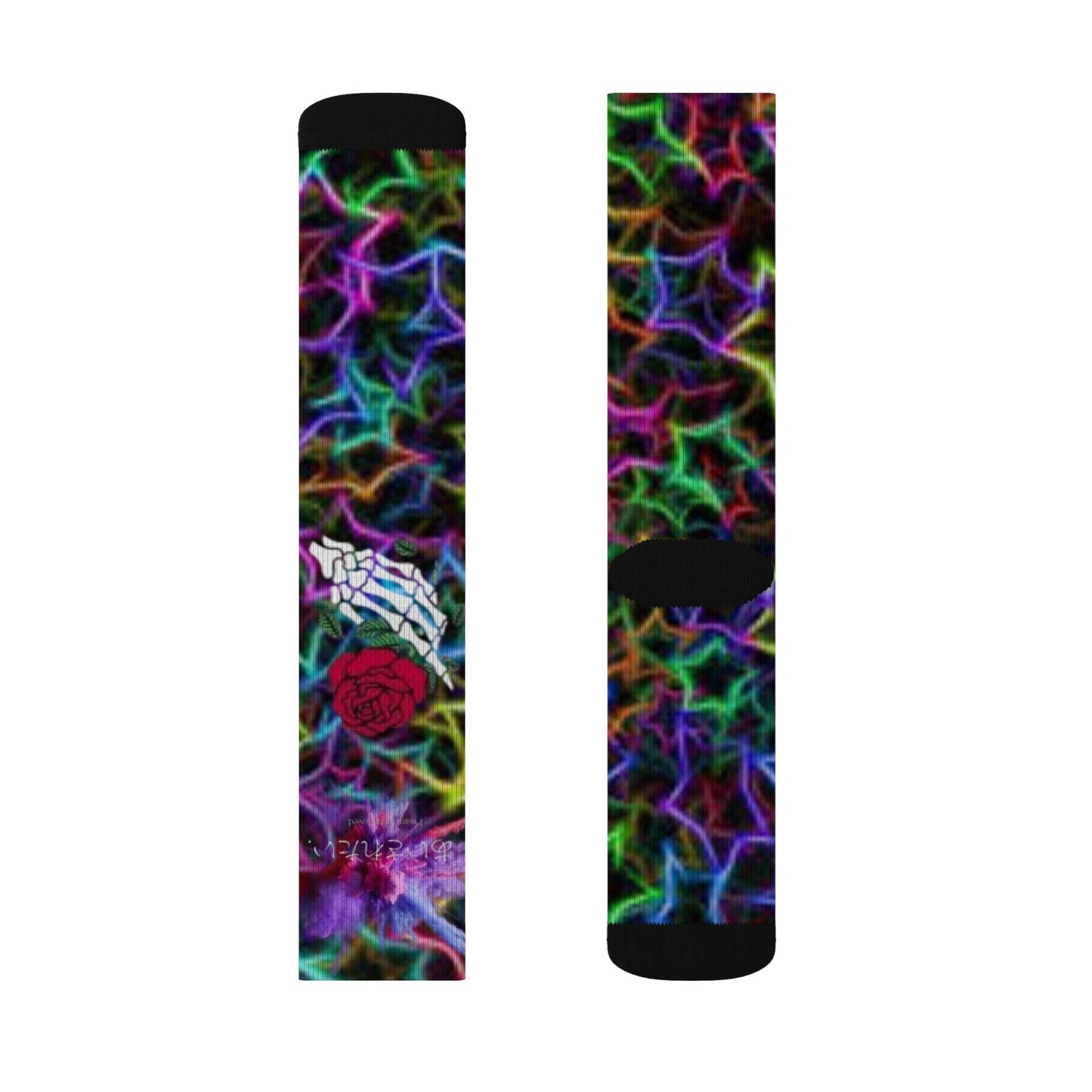 Emo Wave Sublimation Socks S-M-L-