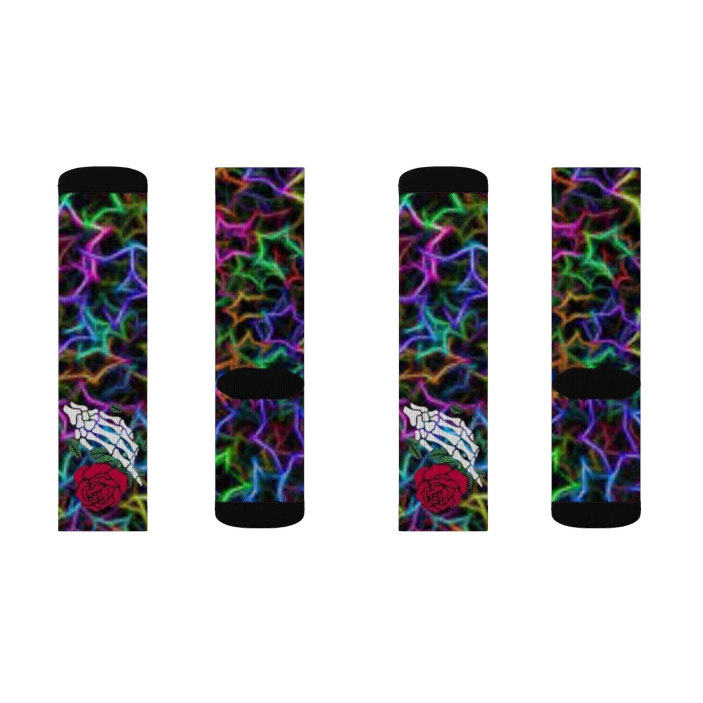 Emo Wave Sublimation Socks S-M-L-