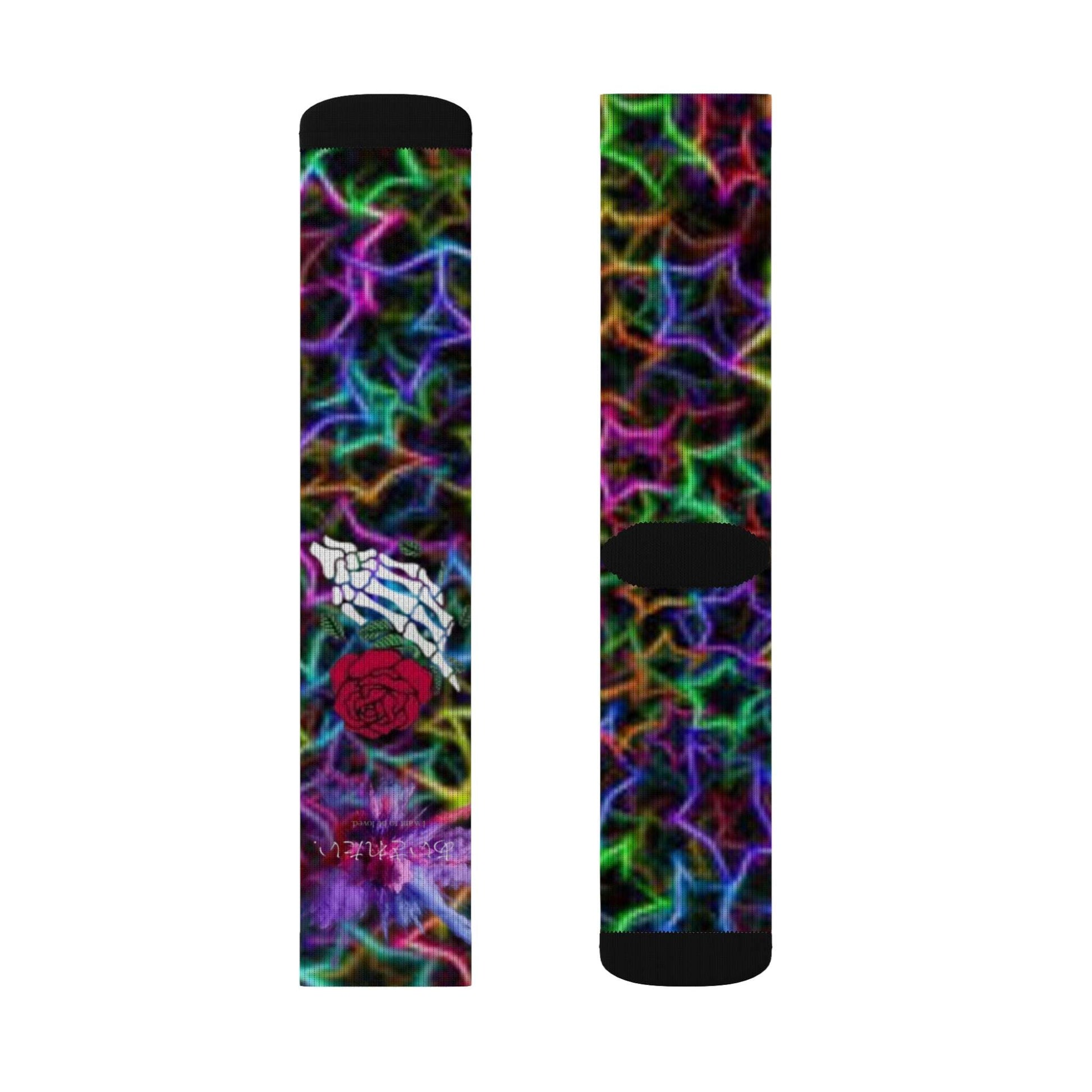 Emo Wave Sublimation Socks S-M-L-