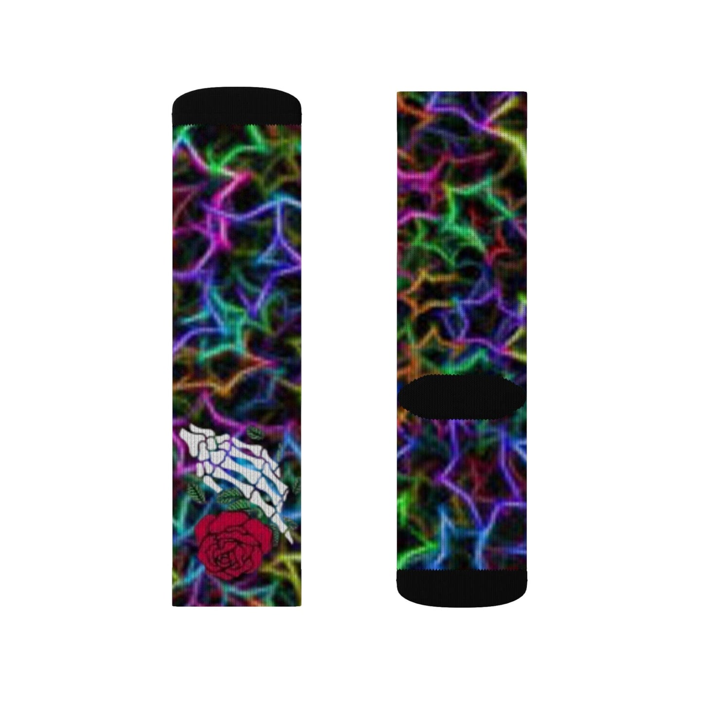 Emo Wave Sublimation Socks S-M-L-