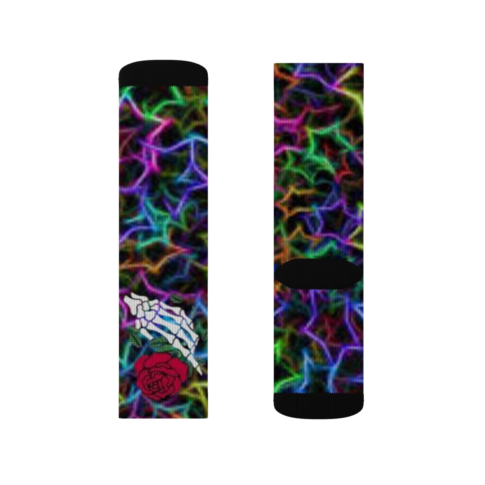 Emo Wave Sublimation Socks S-M-L-