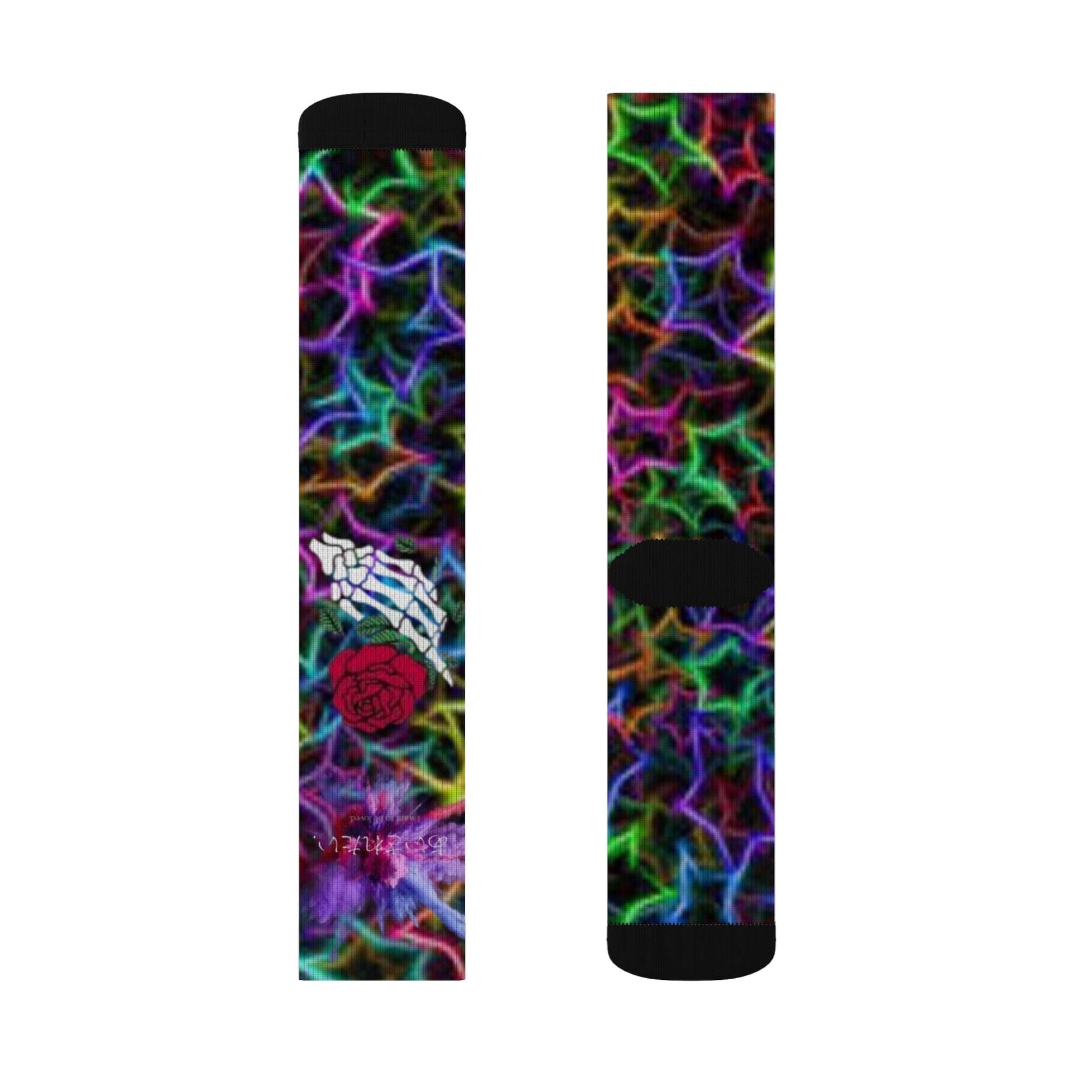 Emo Wave Sublimation Socks S-M-L-