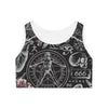 Esoteric Dark Academia Sports Bra Lachrymal Gems