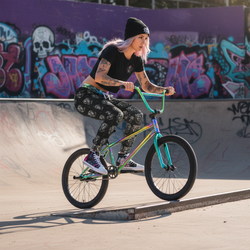 Blonde Pastel Model BMX with Full Outfit