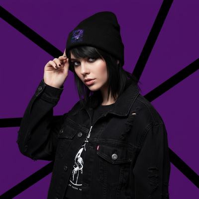 Embroidered Hiddengem Beanie Default Title-