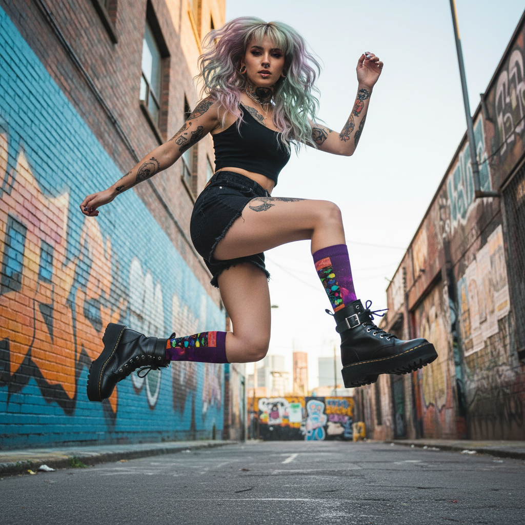 Dynamic action shot - jumping/movement