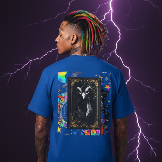 XXX style model back view