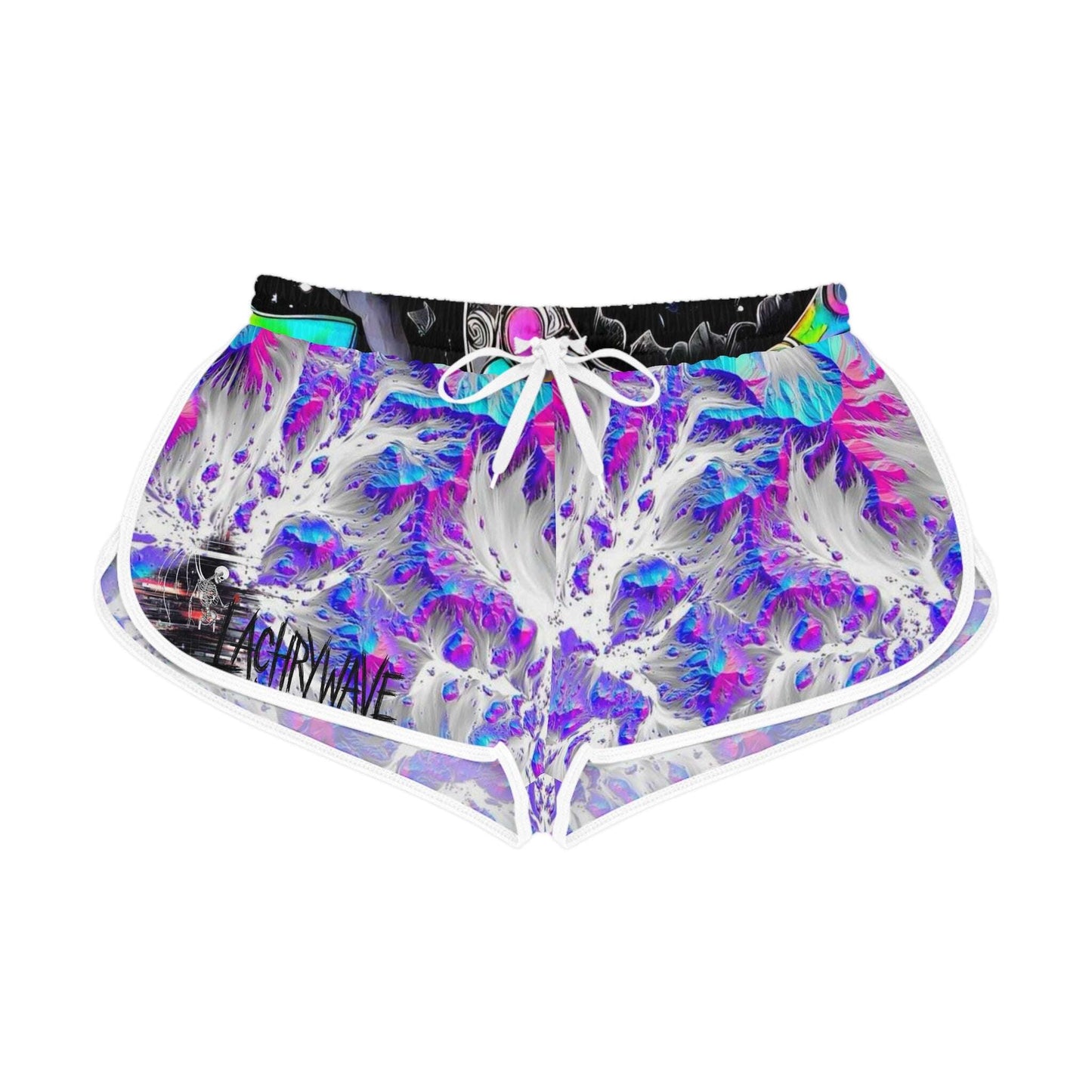 Ladies Lachrywave Activewear Shorts Printify