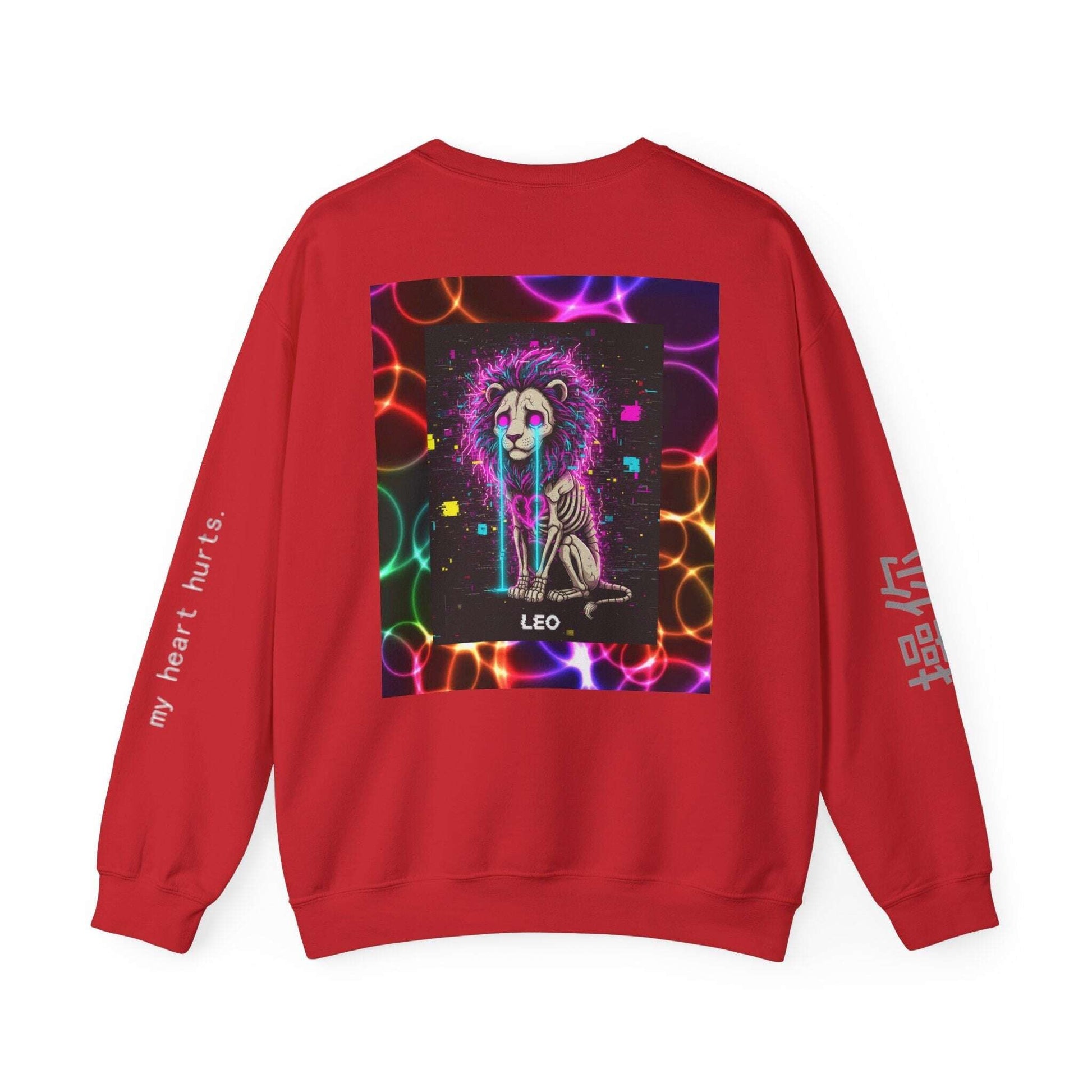 Leo Zodiac Sweatshirt — Lachrywave Dark Alternative Fashion Printify