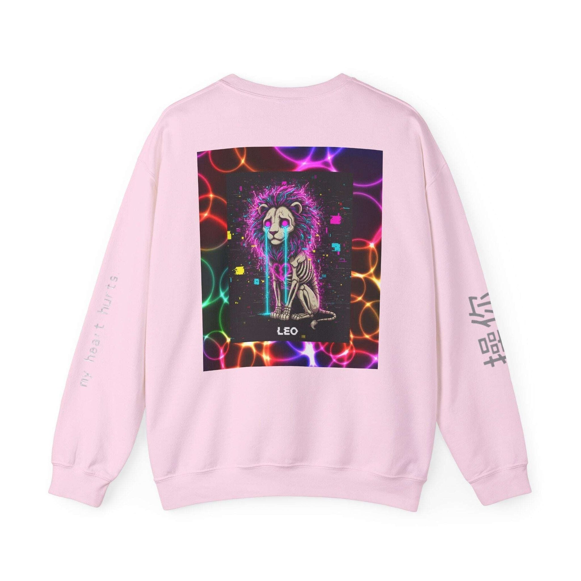 Leo Zodiac Sweatshirt — Lachrywave Dark Alternative Fashion Printify