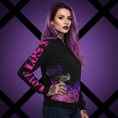 Love is Lost Women's Bomber Jacket - Premium All-Over Print Design XS-S-M-L-XL-2XL-