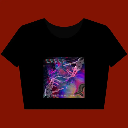 Love Lost Skeleton Crop Black / XS/S-Black / M/L-