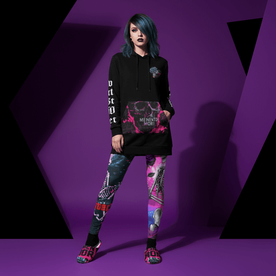 Love Lost Skeleton Leggings XS / Seam thread color automatically matched to design-S / Seam thread color automatically matched to design-M / Seam thread color automatically matched to design-L / Seam thread color automatically matched to design-XL / Seam thread color automatically matched to design-2XL / Seam thread color automatically matched to design-