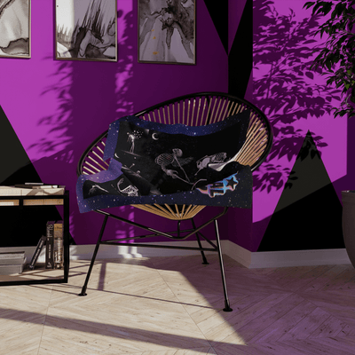 Love Lost Skeleton Throw 40" × 30"-